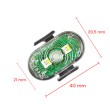 Luz led RGB con mando inalambrico [1 par]