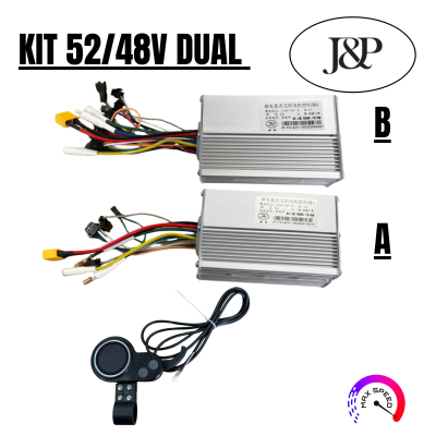 Kit controladora y display 48V/52V dual - JP