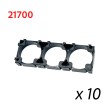 Soporte de batería de litio 21700 (Paquete de 10) (3 pines 21.75mm)