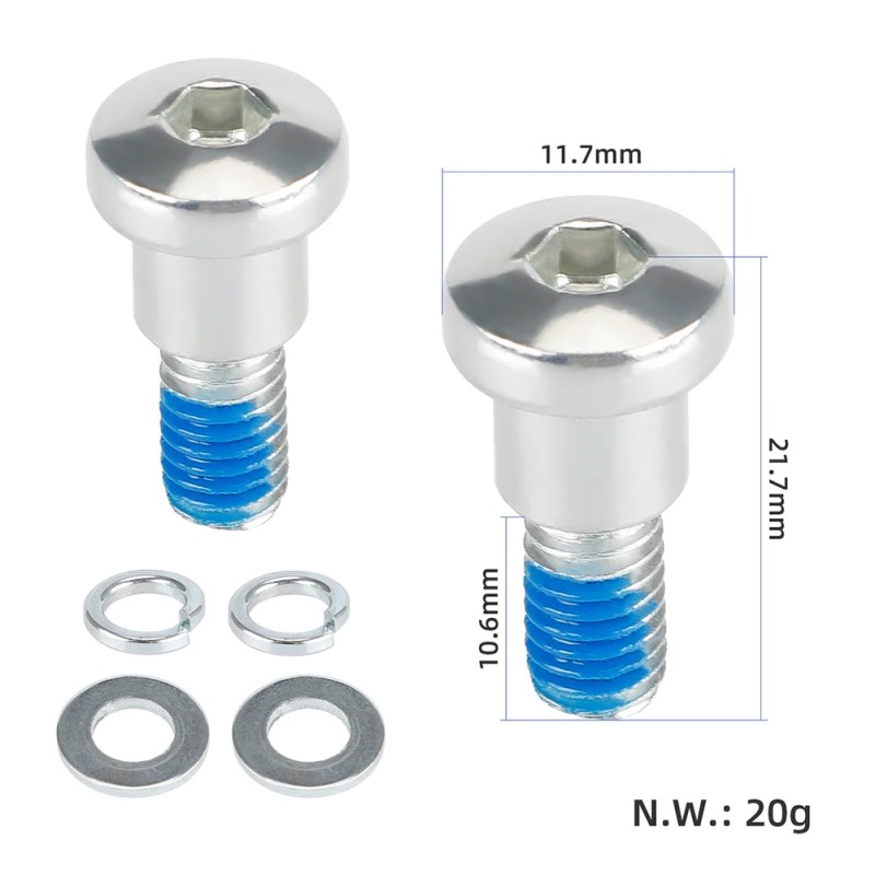 Tornillo para llanta trasera para Xiaomi M365 (incluye 2 unidades)