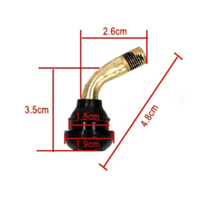 Válvula tubeless PVR 70 (45 grados)