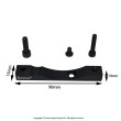 Soporte adaptador para freno XTECH (incluye tornillería)