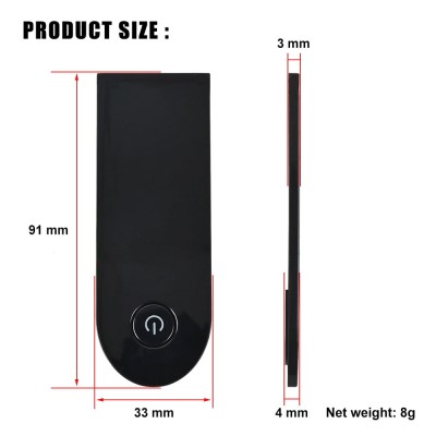 Tapa de display para Xiaomi scooter 3 Lite/4 Lite