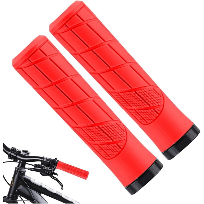 Puño de silicona recto rojo - 2 unds