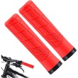Puño de silicona recto rojo - 2 unds