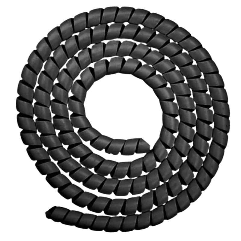 Cubre cables colores 1 metro negro