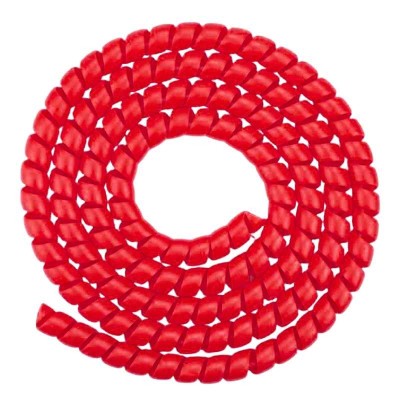 Cubre cables colores 1 metro rojo