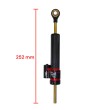 Damper Amortiguador de Dirección Color Fibra Carbono + adaptador (Adaptable a Ecoxtrem Armored, Kukirin, etc)