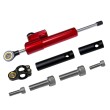 Damper Amortiguador de Dirección Color Rojo + adaptador (Adaptable a Ecoxtrem Armored, Kukirin, etc)