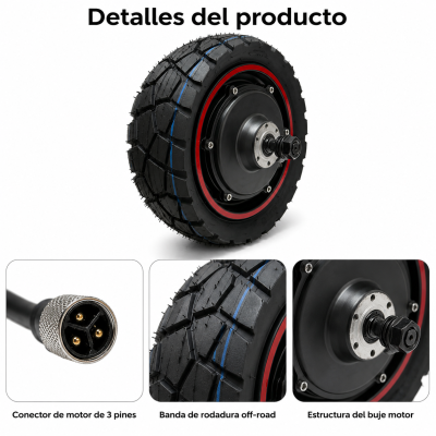 Motor Delantero Para Patinete Ecoxtrem M41 Tank Dual