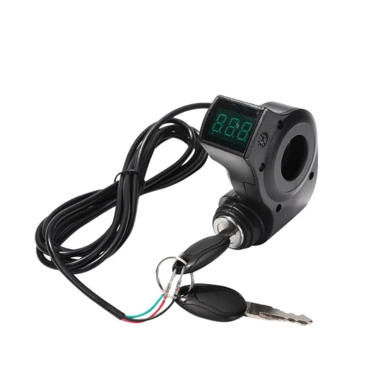 Llave de encendido con voltímetro y conector SM