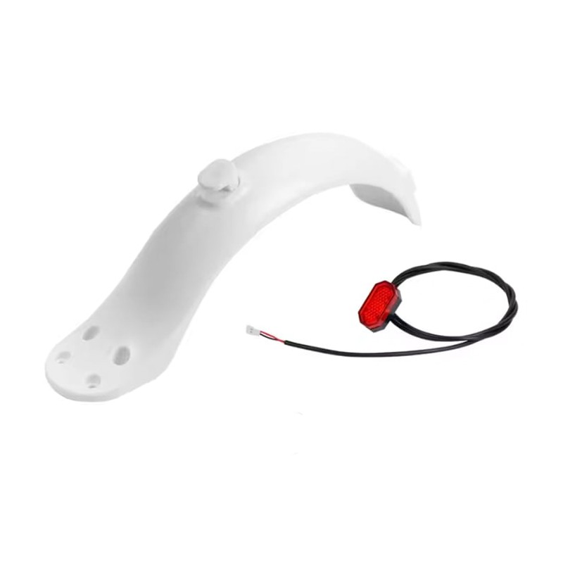 Guardabarros 4 agujeros Blanco con luz
