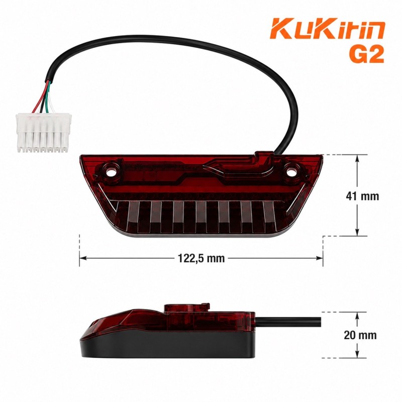 Luz Trasera Para Patinete Kukirin G2