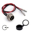 Puerto de carga GX16 con Conector bala