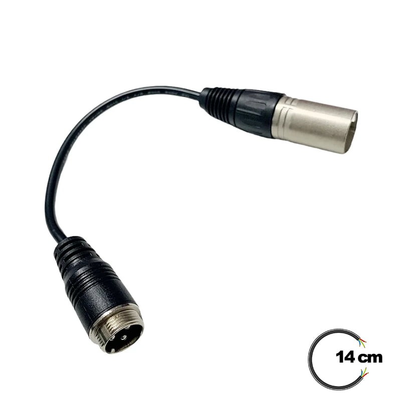 Conector Convertidor GX16 a XLR3