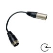Conector Convertidor GX16 a XLR3