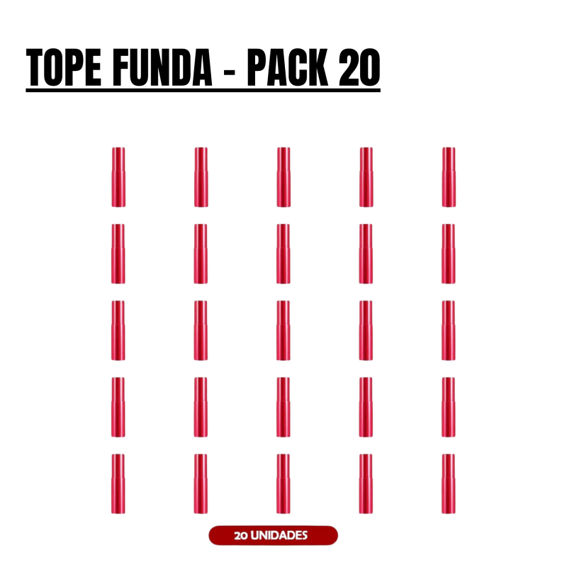 Tope para funda - Color rojo [20uds]
