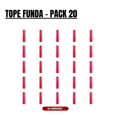 Tope para funda - Color rojo [20uds]